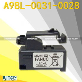 Pin lithium FANUC A98L-0031-0028 A02B-0323-K102 1750mAH