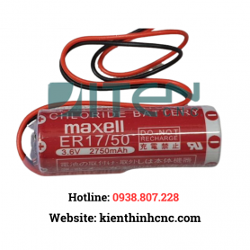 Pin Maxell Battery ER17/50 3.6V 2750mah PLC