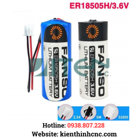 Pin nuôi nguồn PLC Fanso ER18505H Lithium 3.6V